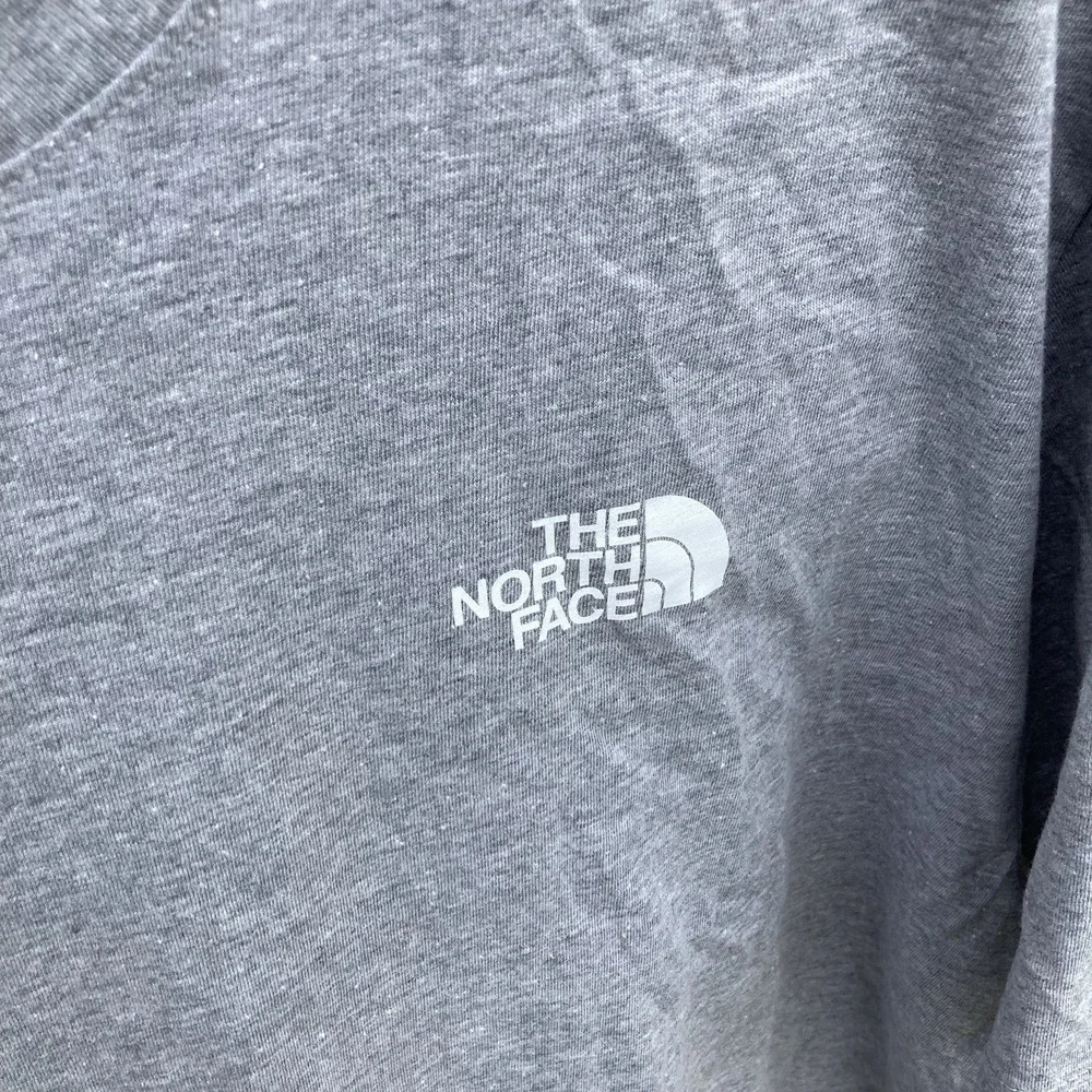The North Face Mens XL Evolution Box NSE Short Slv Tee T-shirt Pale Grey Heather